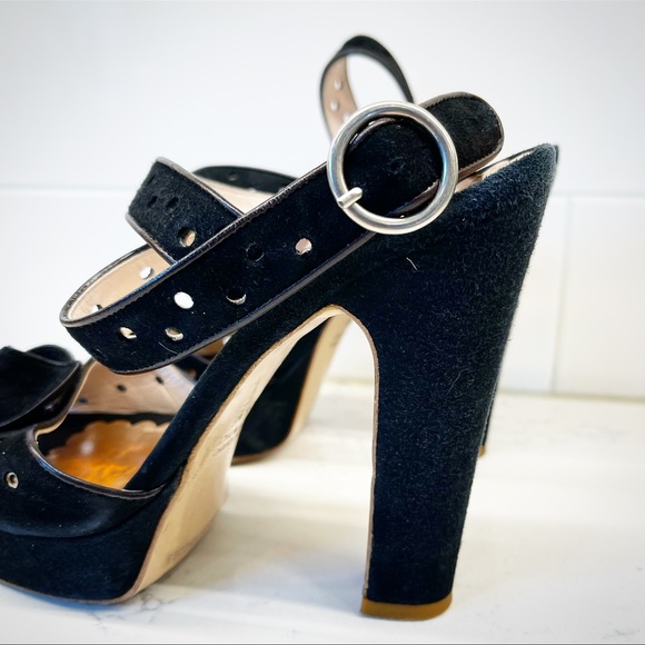 Marc Jacobs Suede Platform Heels - Picture 4 of 15